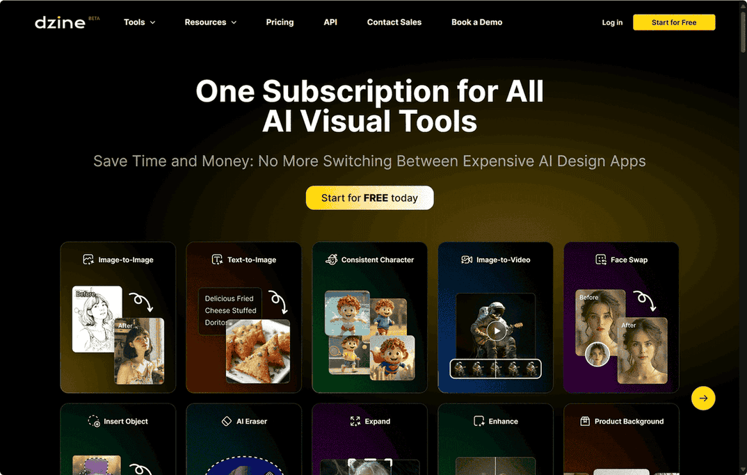 Dzine ai picture generation