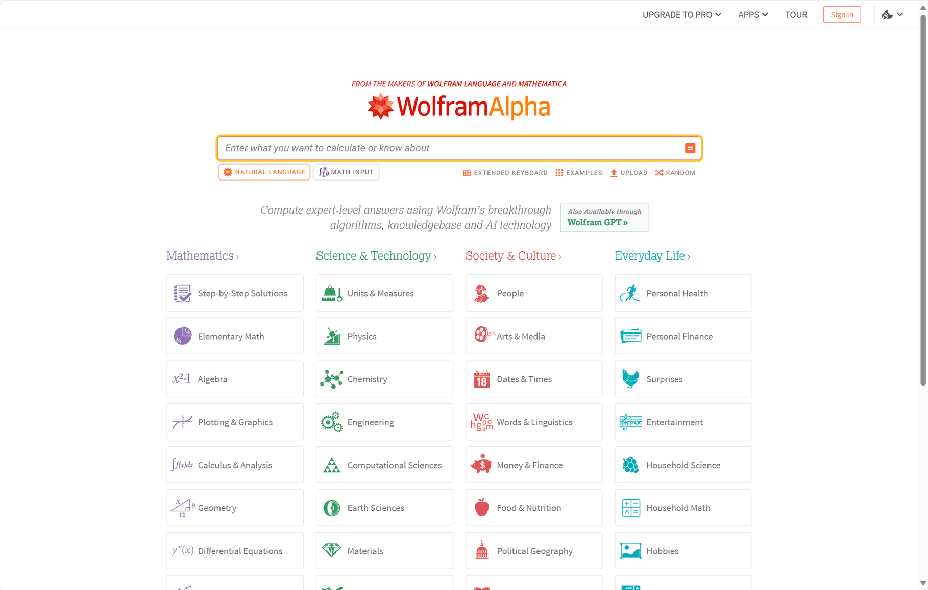 WolframAlpha