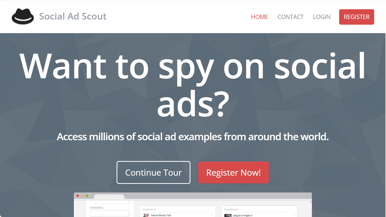 Social ad scout
