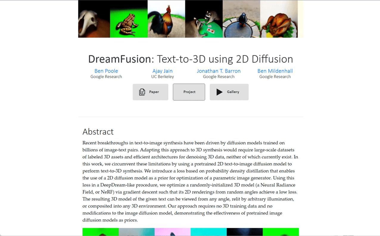 DreamFusion