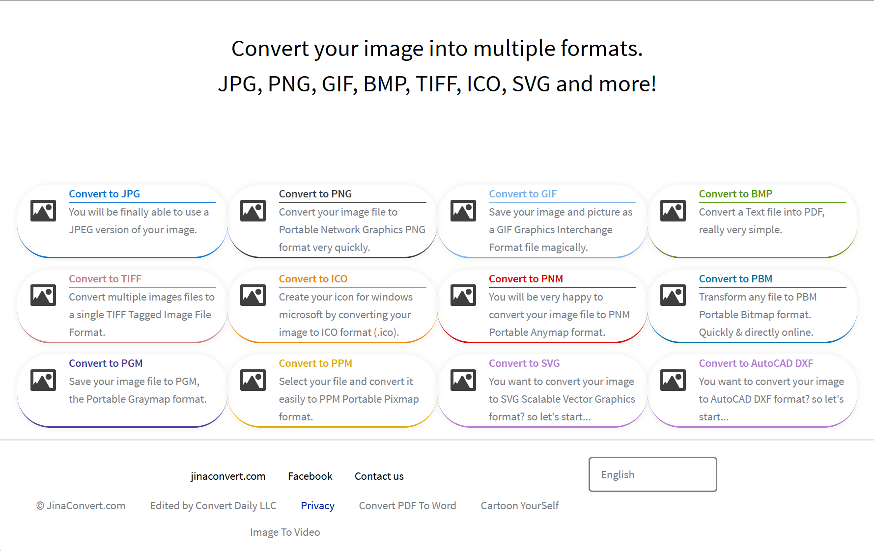 Convert image formats online