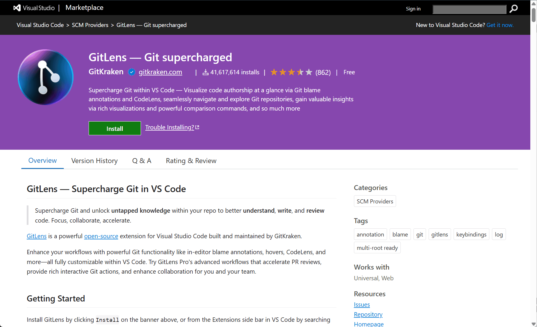 GitLens — Git supercharged
