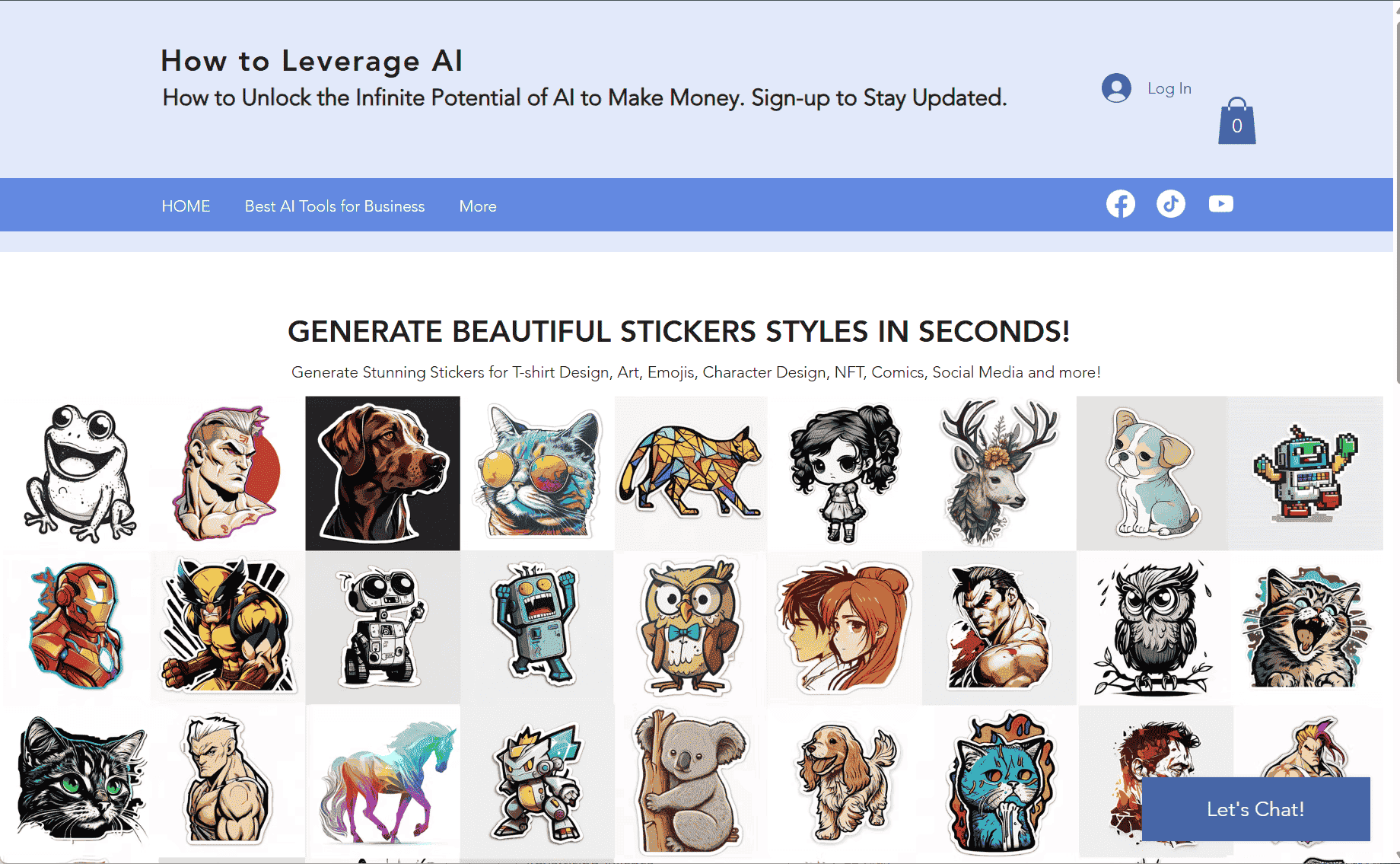 Sticker Prompt Generator