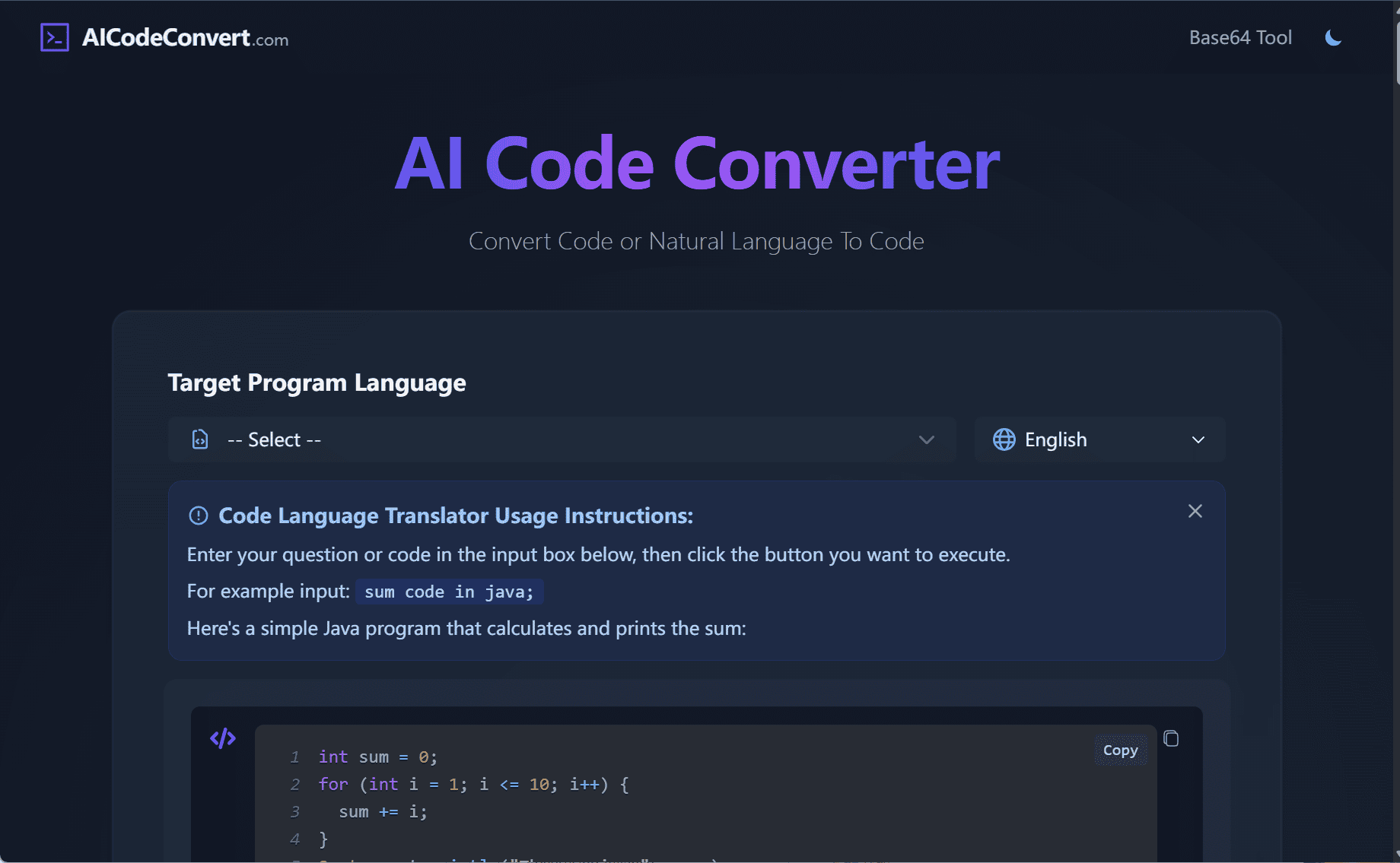 AI Code Converter