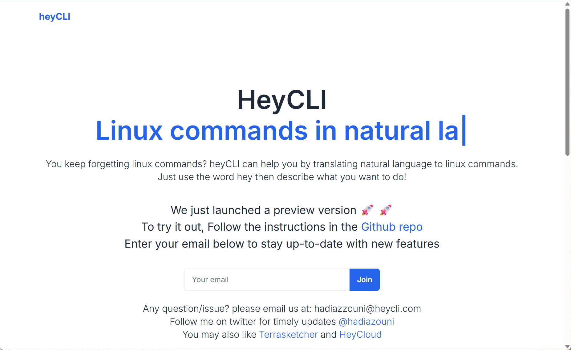 HeyCLI